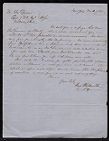 Letter to Captain Thomas Sparrow